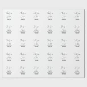 Papel De Presente Fim de semana de despedida de solteira garrafa de 