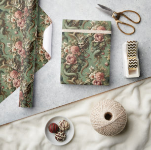 Papel De Presente Finaria do Drac - Dragão Gótico Mito Bandana