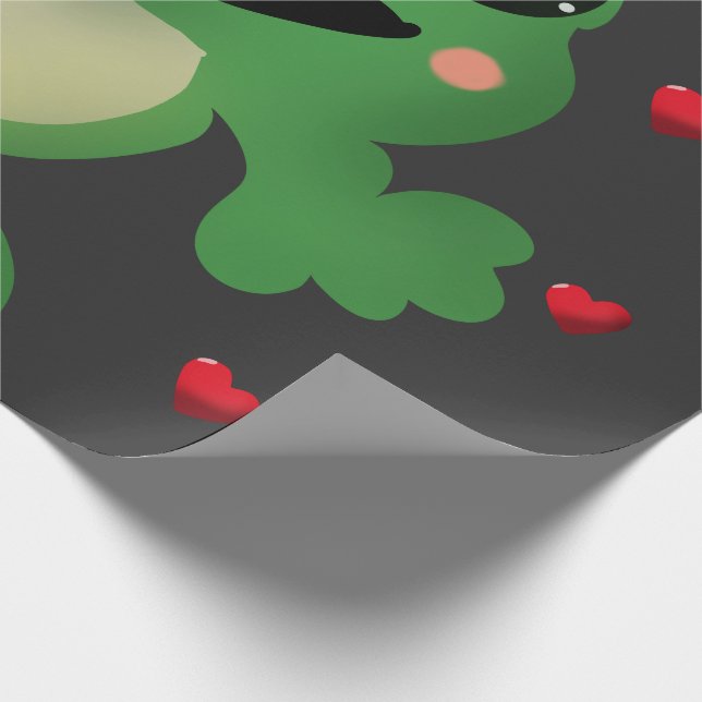 Papel De Presente Fique Hoptimista Sapo Bonito Trocadilho Sapo Engra (Ponta)