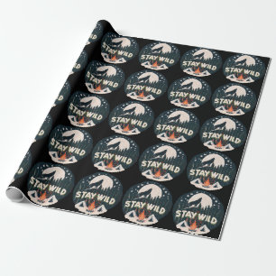 Papel De Presente Fique Selvagem
