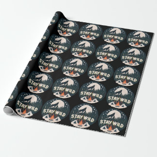 Papel De Presente Fique Selvagem