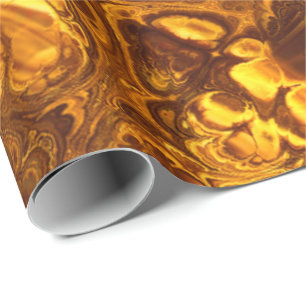 Papel De Presente Fire Fractal Art 2