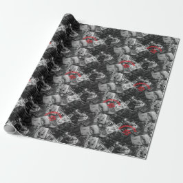 Papel De Presente Fisherman’s Deck Black and White Wrapping Paper