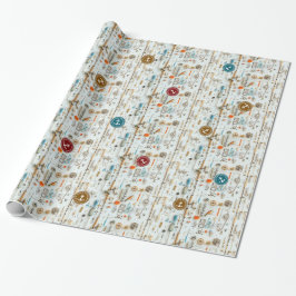 Papel De Presente Fisherman’s Deck Wrapping Paper