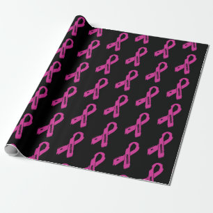 Papel De Presente Fita rasgada/Guerreiro...Cancer da mama