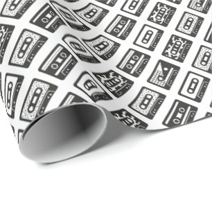 Papel De Presente Fitas Cassete