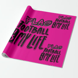 Papel De Presente Flag Football Is My Life