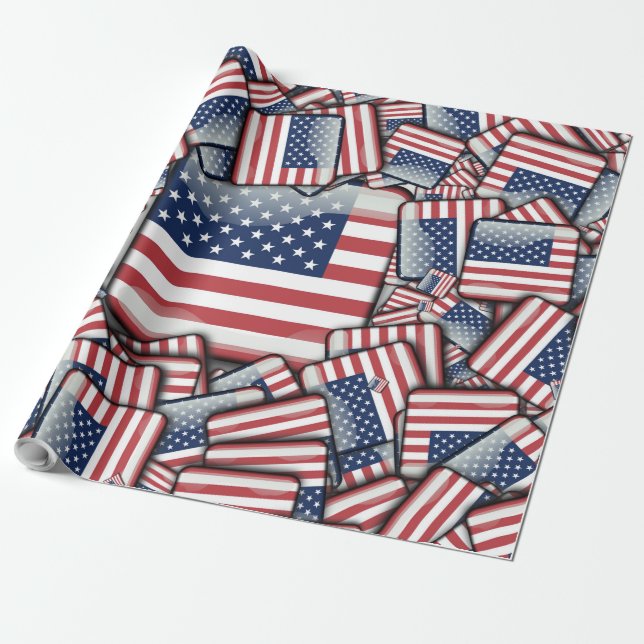 Papel De Presente Flag_United_States_by_JAMColors (Desenrolado)