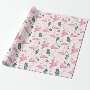 Papel De Presente Flamingo