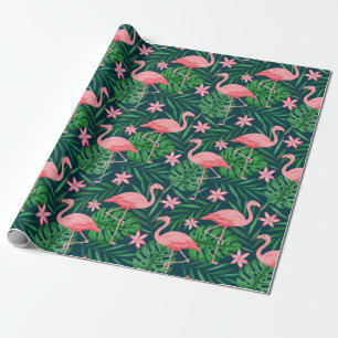 Papel De Presente Flamingo