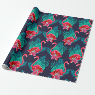 Papel De Presente Flamingo