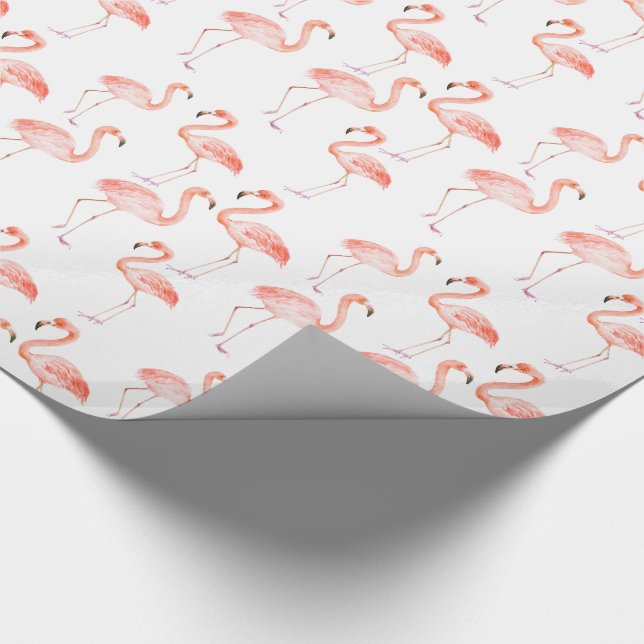 Papel De Presente Flamingos cor-de-rosa (Ponta)
