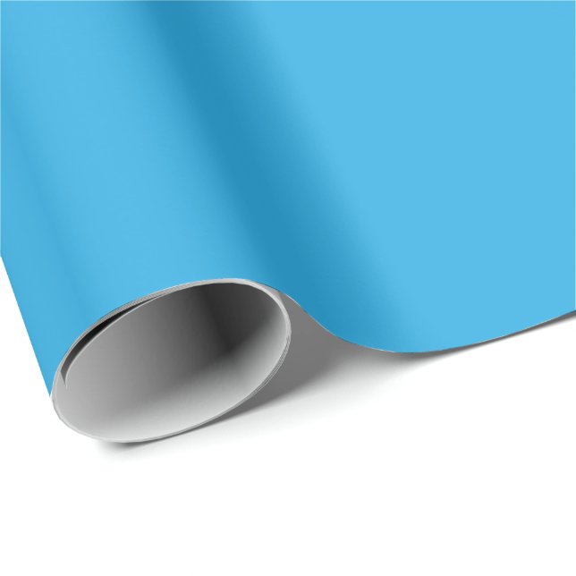 Papel De Presente Flat Sky Blue Background for Web & Print (Ponta do rolo)