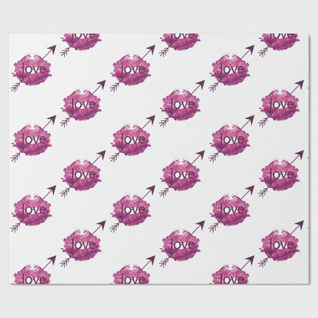Papel de Presente "Flecha do Cupido" Atacado pelo  (Aberto)