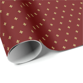 Papel De Presente Fleur-de-lys