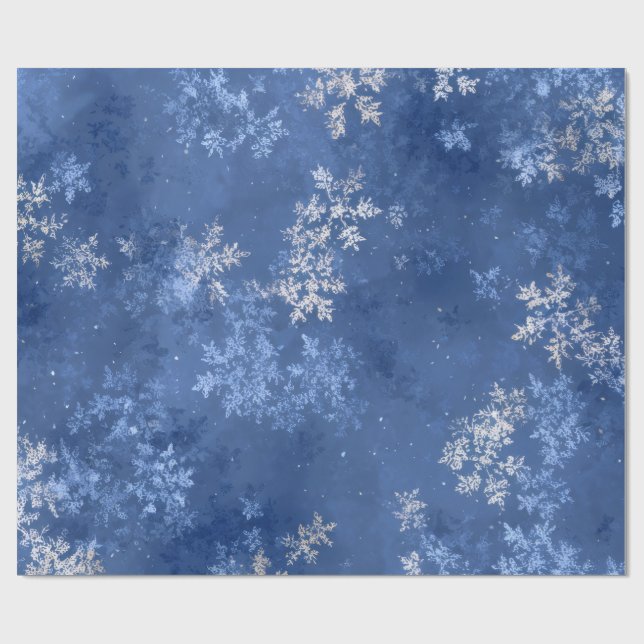 Papel De Presente Floco de neve (Aberto)