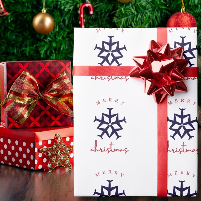 Papel De Presente Floco de Neve de Avião de Natal Foto Engraçada de  (Criador carregado)