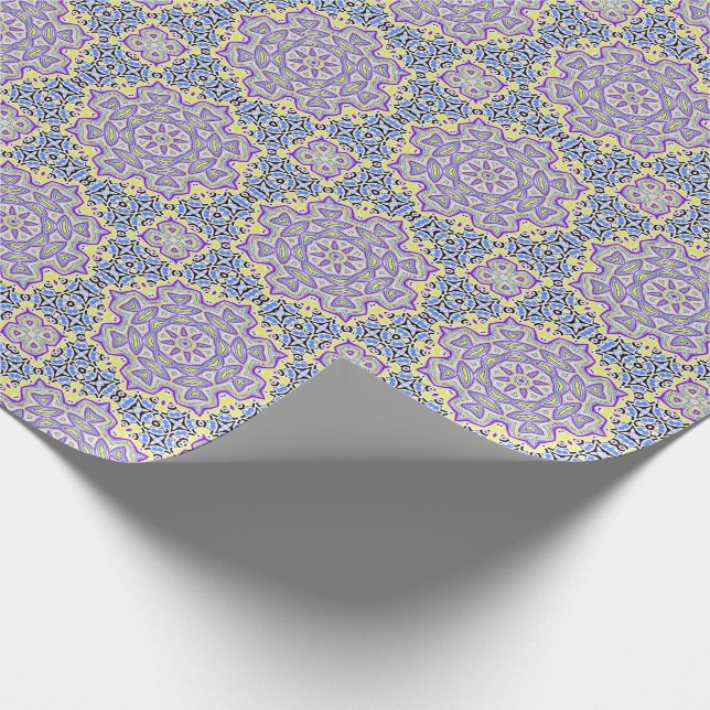 Papel De Presente Floco de neve de ornamento (Ponta)