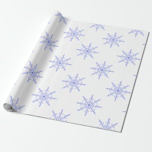 Papel De Presente Floco de neve simples