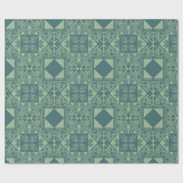 Papel De Presente Flocos de Floresta