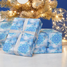 Papel De Presente Flocos de neve