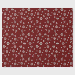 Papel De Presente Flocos de neve
