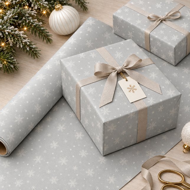 Papel De Presente Flocos de Neve de Marfim Macio em Massa de Modelar (Criador carregado)