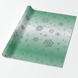 Papel De Presente Flocos de neve do inverno