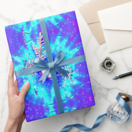 Papel De Presente Flocos de neve festivos