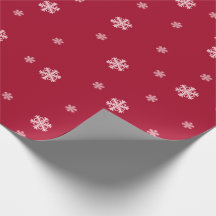 Flocos de neve vermelhos feriado de Natal