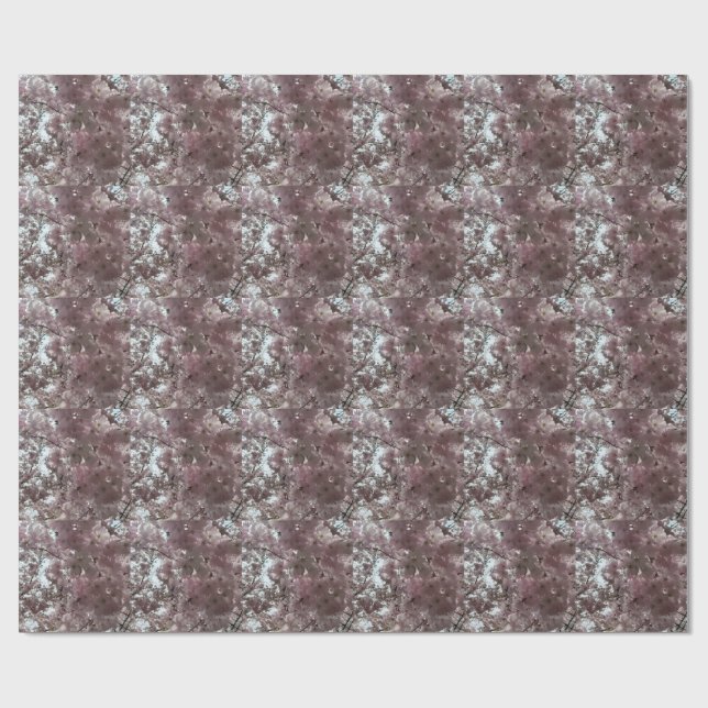 Papel De Presente Flor de Cerejeira em Flor (Aberto)