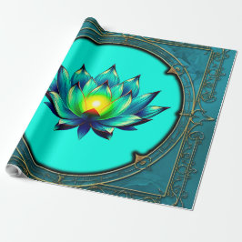 Papel De Presente Flor de Elegância, Lotus Místico.