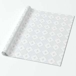 Papel De Presente Flor de lis