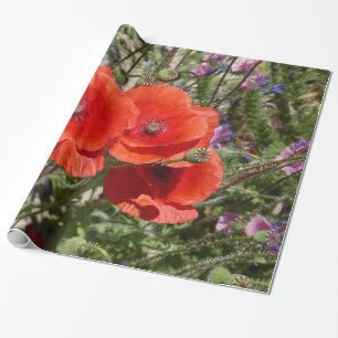 PAPEL DE PRESENTE FLOR DE PAPOULA
