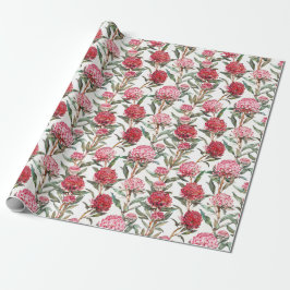 Papel De Presente Flor de Waratah, flor selvagem australiana