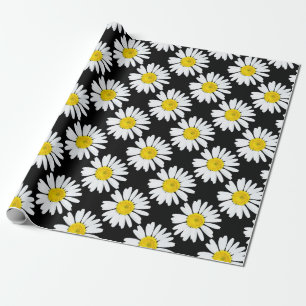 Papel De Presente Flor margarida