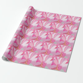 Papel De Presente Flor rosa-margarida