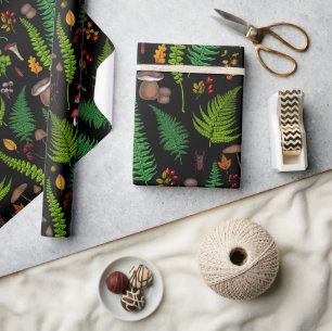 Papel De Presente Flora e fauna florestais