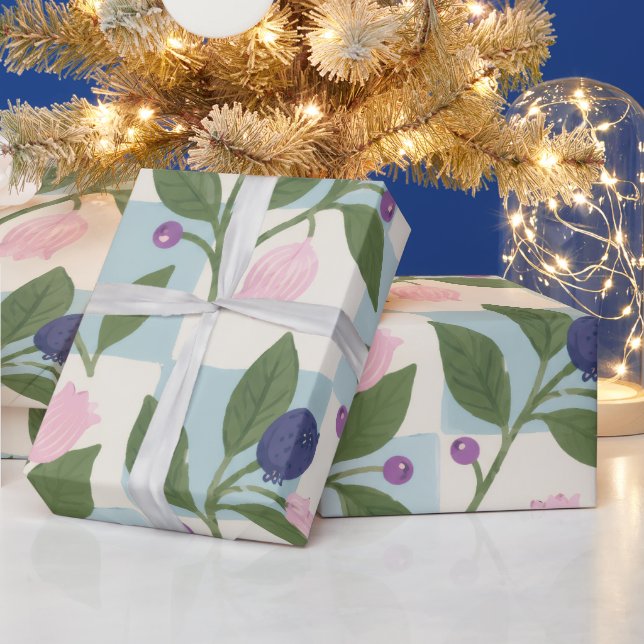 Papel de Presente Florada da Campina de Mirtilo (Feriados)