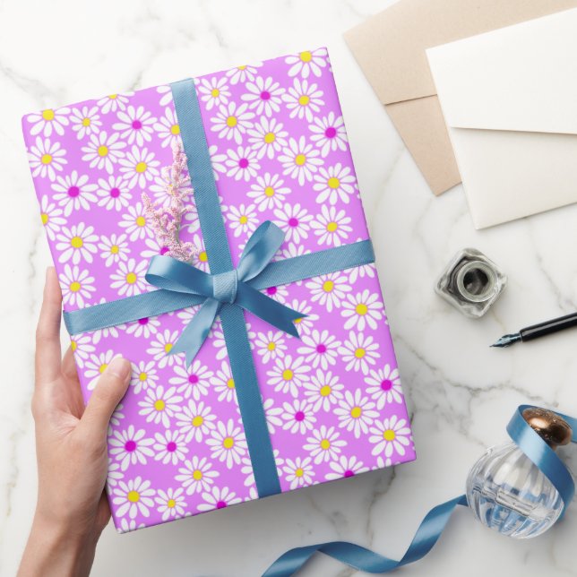 Papel De Presente Florais retrorreflectores em papel de enrolamento  (Presentear)