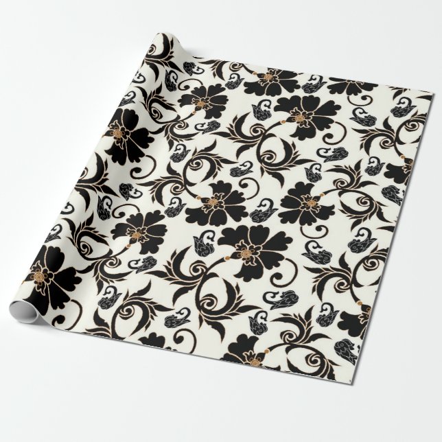 Papel De Presente Floral (Desenrolado)