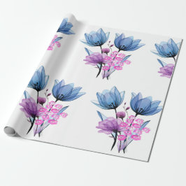 Papel De Presente Floral