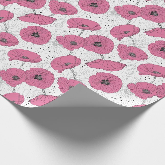 Papel De Presente Floral (Ponta)