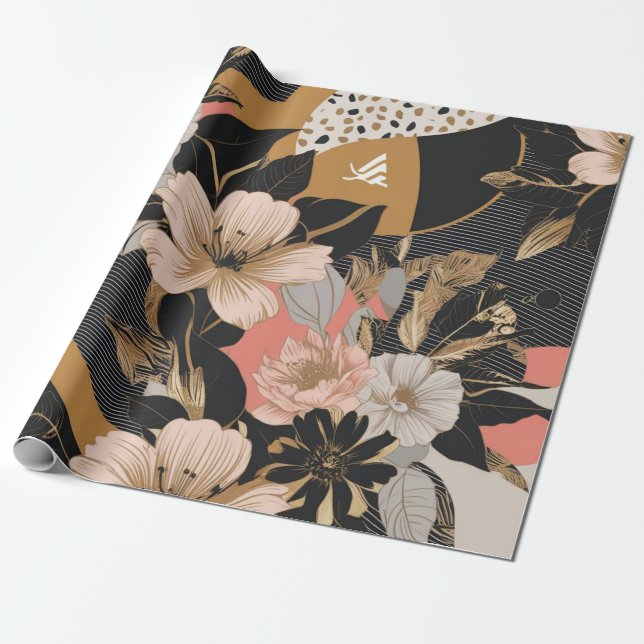 Papel De Presente floral (Desenrolado)