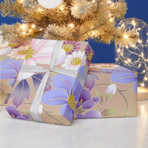 Papel De Presente Floral