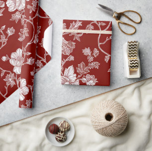 Papel De Presente Floral de São Valentim