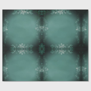 Papel De Presente Floral escuro