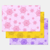 Papel de Presente Floral Festive Tropics PYP