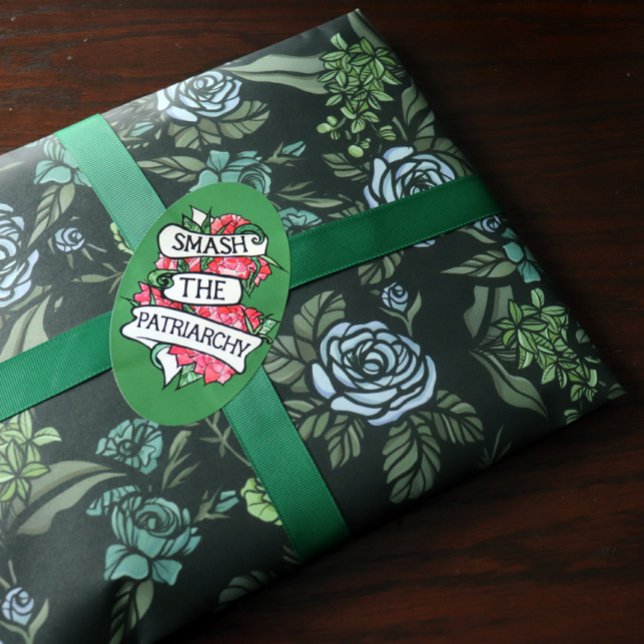 Papel De Presente Floral Moody (Criador carregado)