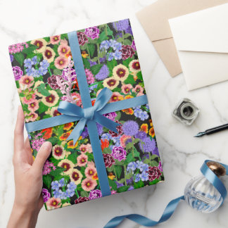 Papel De Presente Floral Ousada